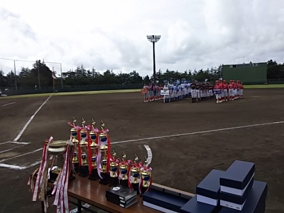 河南地区スポ少野球部会長杯争奪野球大会優勝